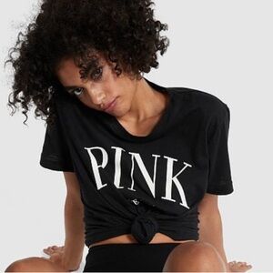 PINK VICTORIA SECRET Cotton Short T-Shirt Size XXL
